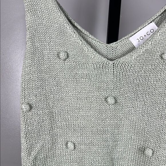 Jo+Co Elegant Green Knit Tank Top - Picture 3 of 6